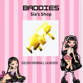 GOLDEN SNOWBALL LAUNCHER