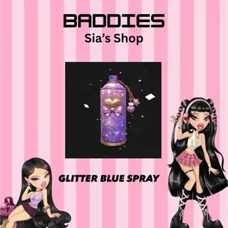 GLITTER BLUE SPRAY