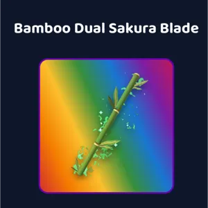 Bamboo Dual Sakura Blade