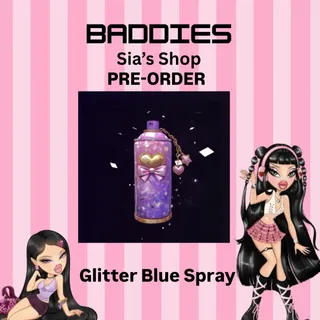 GLITTER BLUE SPRAY