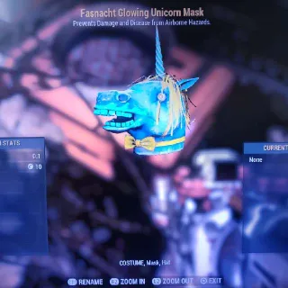 Glowing Unicorn Mask