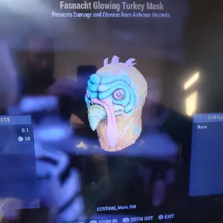Glowing Turkey Mask