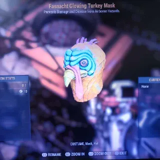 Glowing Turkey Mask