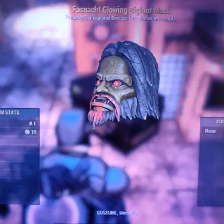 Glowing Bigfoot Mask