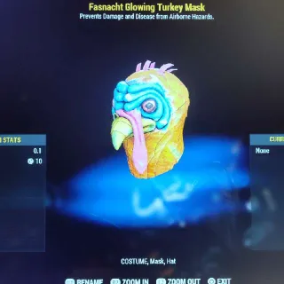 Fasnacht Glowing Turkey