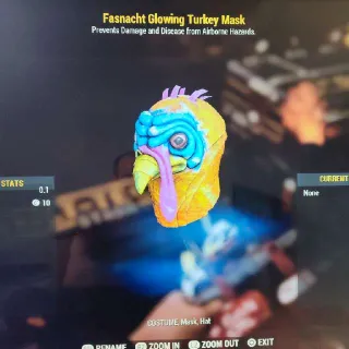 Fasnacht Glowing Turkey