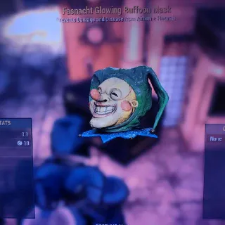 Glowing Buffoon Mask