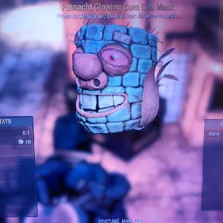 Glowing Corn Cob Mask