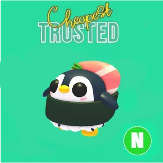 Neon Sushi Penguin