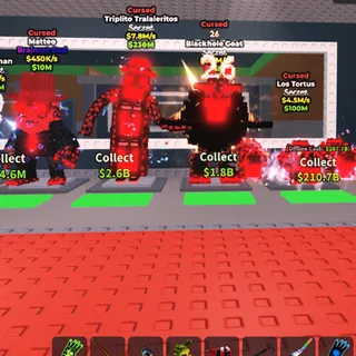 4 x cursed brainrots