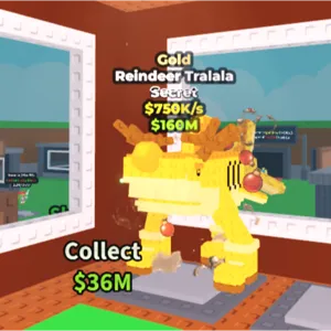 gold Reindeer Tralala