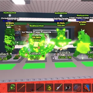 4x radioactive Brainrots