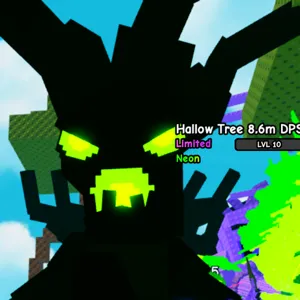 HUGE NEON Hallow Tree