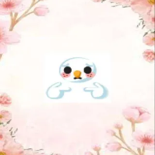 Pretty Please Snowball Sticker