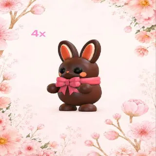 4x Milk Choccy Bunny