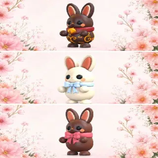 3x Choccy Bunny