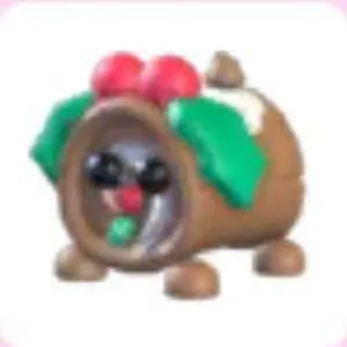 Yule Log Dog 