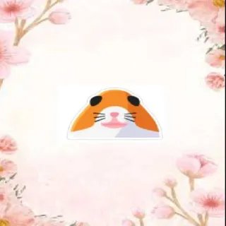 Hamster Selfie Sticker