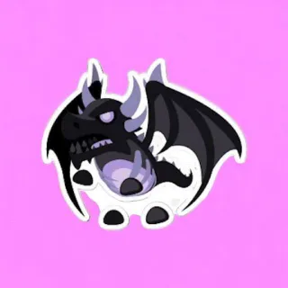 Shadow Dragon Animated Sticker