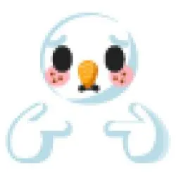 Pretty please snowball sticker
