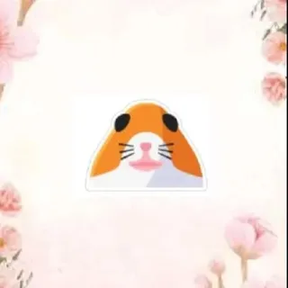 Hamster selfie sticker