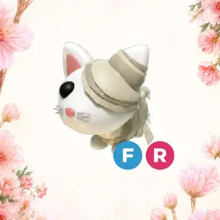 Halloween White Mummy Cat FR