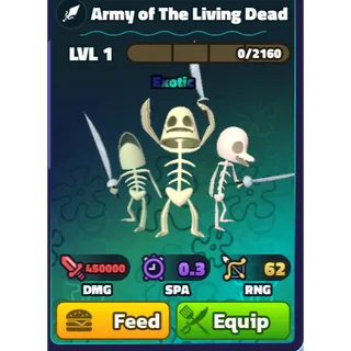 5x Army of the Living Dead (AOTLD) Units | Spongebob Tower Defense