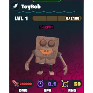 10x ToyBob Units | Spongebob Tower Defense