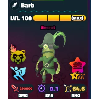 5* Barb Unit | Spongebob Tower Defense