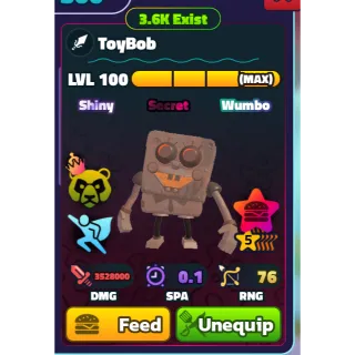 Shiny Wumbo ToyBob | Spongebob Tower Defense