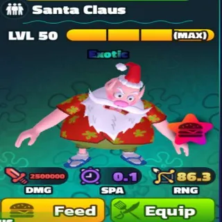 Santa Claus Unit | Spongebob Tower Defense
