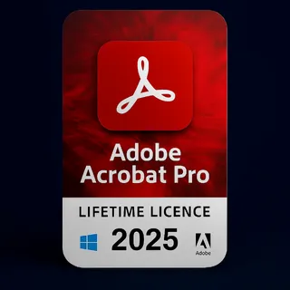 Adobe Acrobat Pro 2025 Lifetime Activation Key (Global)
