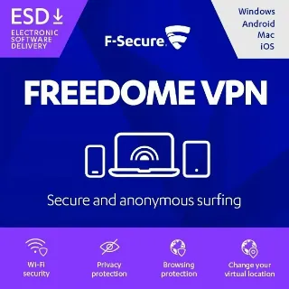F Secure FREEDOME VPN- 1 year/ 5 devices (subscription)