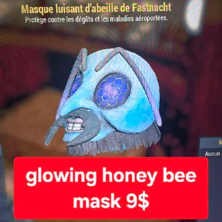 glowing honey bee mask