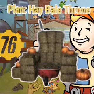PLAN: HAY BALE THRONE
