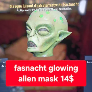 Glowing Alien Mask