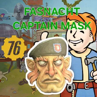 FASTNACHT CAPTAIN MASK