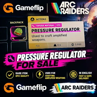 X1 PRESSURE REGULATOR