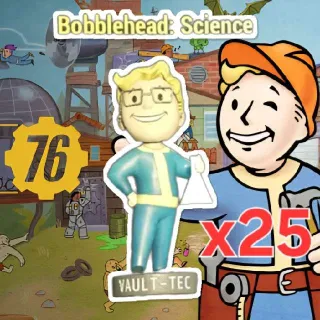 x25 BOBBLEHEAD : SCIENCE