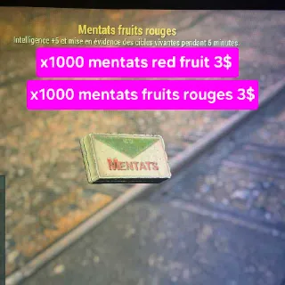 Mentats Red Fruits