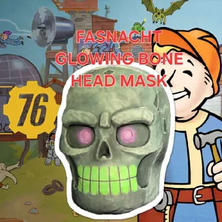 GLOWING BONE HEAD MASK