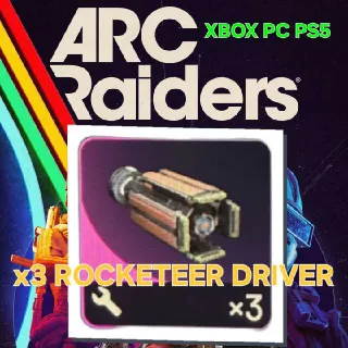 x3 ROCKETEER DRIVER