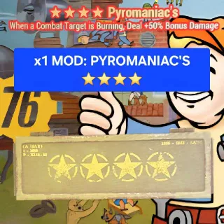 PYROMANIAC'S ⭐️⭐️⭐️⭐️
