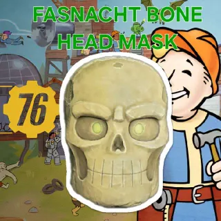 FASNACHT BONE HEAD MASK