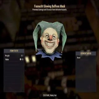 Glowing Buffonn Mask