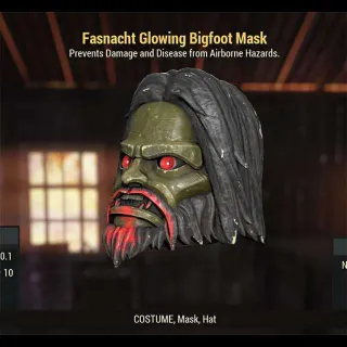 Glowing Bigfoot Mask