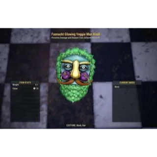 Glowing Veggie Man Mask