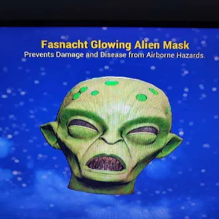 Glowing Alien Mask