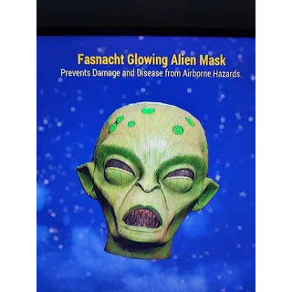 Glowing Alien Mask