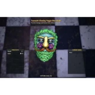 Glowing Veggie Man Mask